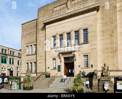 Huddersfield Public Library und Kunstgalerie, Prinzessin Alexandra gehen, Huddersfield, West Yorkshire, England, Vereinigtes Königreich Stockfoto