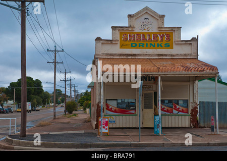 Alten Stil australische Eckladen im Outback Bergbau Stadt Broken Hill in New South Wales Stockfoto