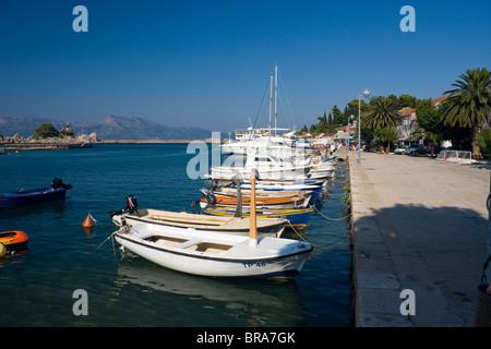 Kroatische Marina in Trpanj Stockfoto