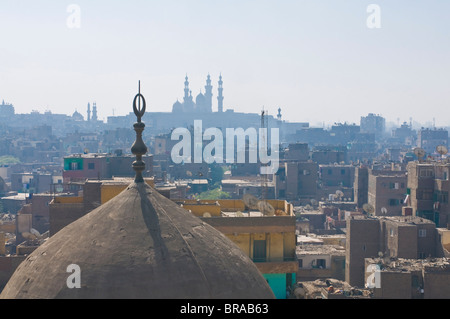 Blick über die Dächer der Altstadt von Kairo, Ägypten, Nordafrika, Afrika Stockfoto