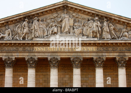 Nationalversammlung Nationale (französische Parlament), Paris, Frankreich, Europa Stockfoto