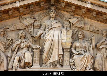 Detail, Nationale Nationalversammlung (französische Parlament), Paris, Frankreich Stockfoto