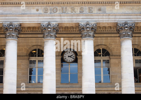 Bourse (Börse), Paris, Frankreich, Europa Stockfoto
