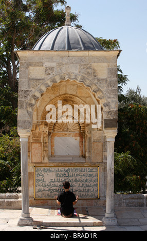 Gebet am Al Aqsa, Jerusalem, Israel, Nahost Stockfoto