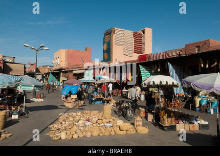 Medina-Souk, Marrakesch, Marokko, Nordafrika, Afrika Stockfoto