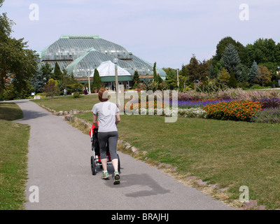 Chicago Lincoln Park Blume Wintergarten Stockfoto