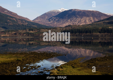 Loch Eil, in der Nähe von Fort William, Lochaber, Schottland, Vereinigtes Königreich, Europa Stockfoto