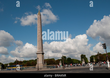 Luxor Obelisk, Place De La Concorde, Paris, Frankreich Stockfoto