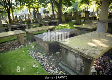 Gräber im Kirchhof, Nikolaus Kirk, Aberdeen, Schottland Stockfoto