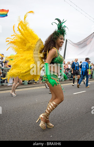 Gay-Pride-Parade, Brighton 2009 Stockfoto