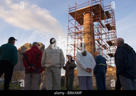 Tankardstown Mine, Kupfer Küste, Co Waterford, Irland; Vortrag bei einer Kupfer Mine Stockfoto