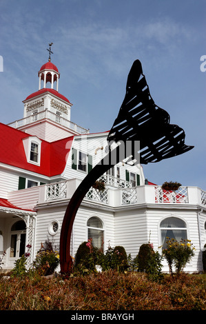 Das Hotel Tadoussac Tadoussac in Quebec Stockfoto