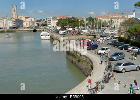 La Rochelle alten Hafen Hafen in Poitou-Charentes Frankreich Stockfoto