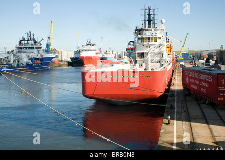 Hafen von Port, Aberdeen, Schottland Stockfoto