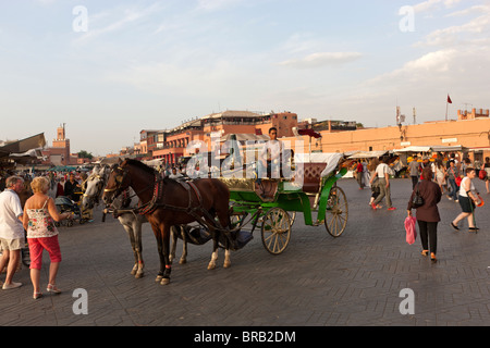 Djemaa el Fna, Marrakesch, Marokko, Nordafrika Stockfoto