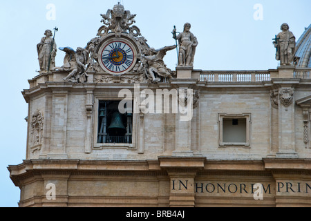 Basilika, Petersplatz, Vatikanstadt, Rom, Latium, Itay Stockfoto