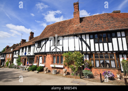 Fachwerk Häuser in Chilham, Kent Stockfoto