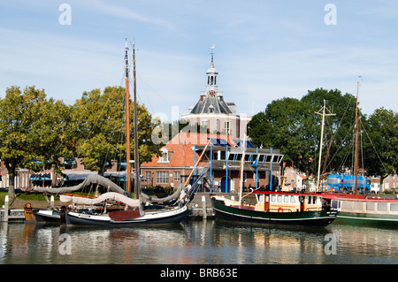 Enkhuizen Niederlande Holland Port IJsselmeer Stockfoto