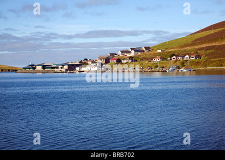 Scalloway Dorf, Shetland-Inseln, Schottland Stockfoto