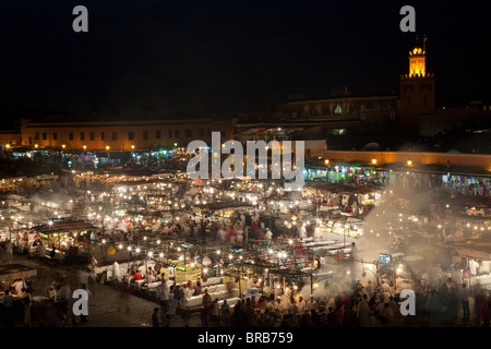 Platz Djemma el Fna, Marrakesch, Marokko Stockfoto