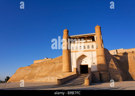 Das Eingangstor in die Arche, Buchara, Usbekistan Stockfoto