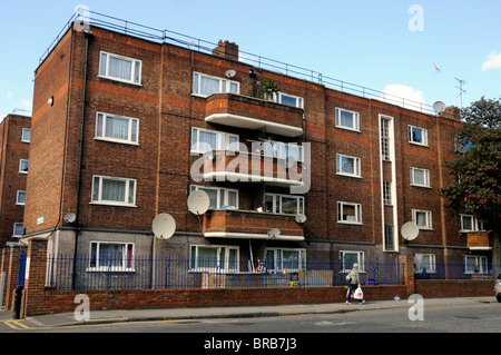 Gemeindewohnungen Hackney London England UK Stockfoto