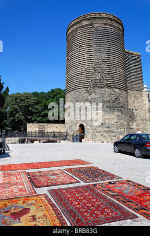 Leanderturm in der Altstadt von Baku, Baku, Aserbaidschan Stockfoto