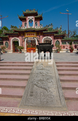 Aula der chinesischen Gemeinde Hainan, Hoi An, Vietnam, Indochina, Südostasien, Asien Stockfoto