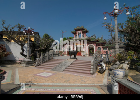 Aula der chinesischen Gemeinde Hainan, Hoi An, Vietnam, Indochina, Südostasien, Asien Stockfoto