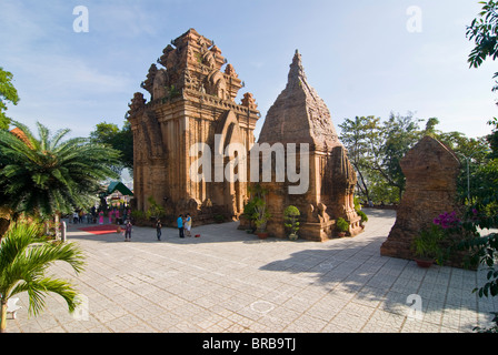 Po Nagar Cham Towers, Nha Trang, Vietnam, Indochina, Südostasien, Asien Stockfoto