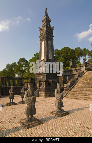 Pagode im Grab von Khai Dinh Hue, Vietnam, Indochina, Südostasien, Asien Stockfoto