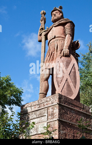 William Wallace Statue am Dryburgh nr Melrose Schottland Stockfoto