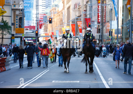 Montiert Polizei, Sydney, New South Wales, Australien Stockfoto