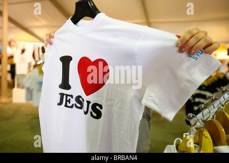 Ich liebe Jesus T-shirt, Sydney, New South Wales, Australien Stockfoto