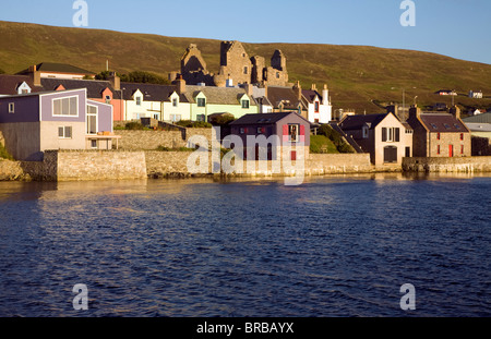 Scalloway Dorf, Shetland-Inseln, Schottland Stockfoto