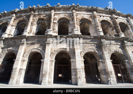 Römisches Amphitheater in Nîmes, Frankreich Stockfoto