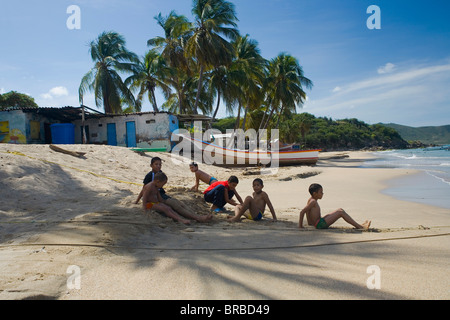 VENEZUELA Margarita Insel Playa la Galera Stockfoto