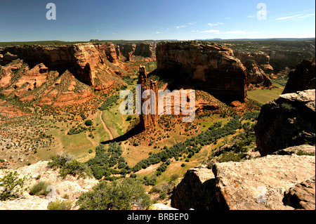 Spider Rock Canyon de Chelly National Park USA Stockfoto