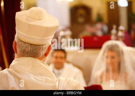 Jüdische Hochzeit, Neuilly, Hauts de Seine, Frankreich Stockfoto