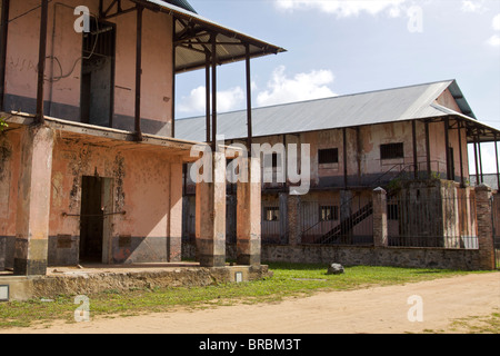 Zellen der Strafkolonie in Saint-Laurent-du-Maroni, Französisch-Guayana Stockfoto