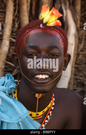 Samburu Stammesangehörige, Loisaba Wildnis Conservancy, Laikipia, Kenia, Ostafrika Stockfoto
