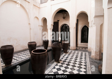 Dar Darma Riad, Marrakesch, Marokko, Nordafrika Stockfoto