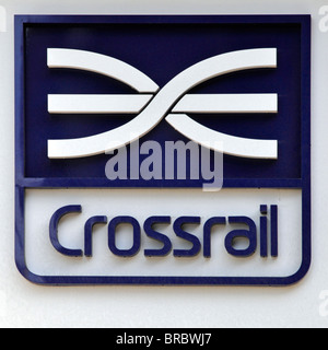 Crossrail-logo Stockfoto