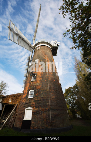 Buttram Mühle, in der Nähe von Woodbridge, Suffolk, England, UK Stockfoto