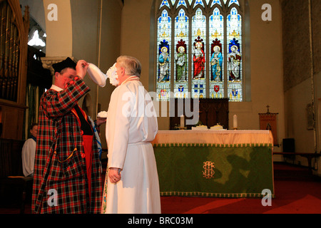 Grimaldi Clown Jahresservice in London, England, UK Stockfoto