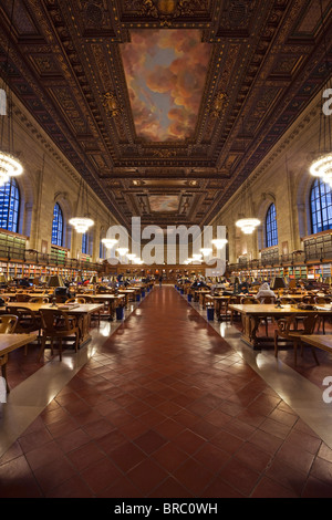 New York Public Library, Manhattan, New York City, New York, USA Stockfoto