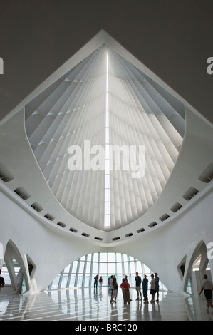 Der Quadracci Pavillon des Milwaukee Museum of Art, Milwaukee, Wisconsin, USA Stockfoto