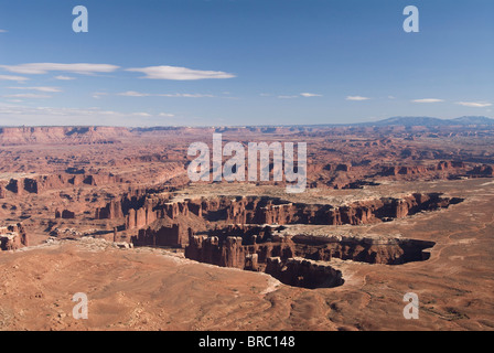 Grand View Point Overlook, Canyonlands National Park, Utah, USA Stockfoto