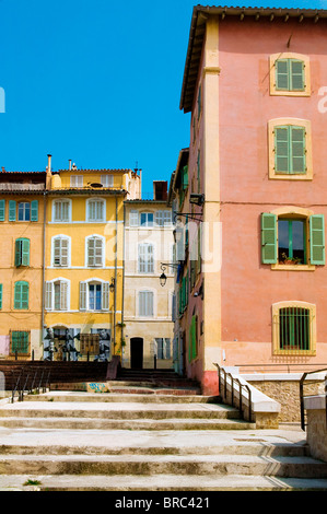 PLACE DU ZUFLUCHT, LE PANIER BEZIRK, MARSEILLE, FRANKREICH Stockfoto