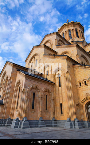 Tsminda Sameba Kathedrale, Tiflis, Georgien Stockfoto